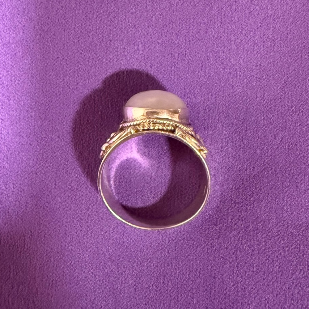 Moonstone Statement Ring - image 2